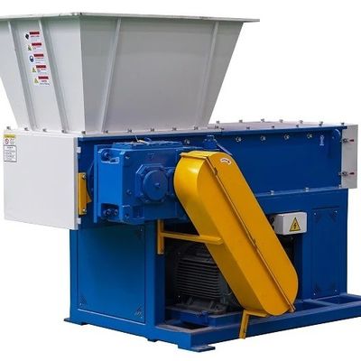 軟プラスチックPVCPEフィルム織物袋 ストラッパー紙雑誌のためのシングルシャフトシレッダーマシン
