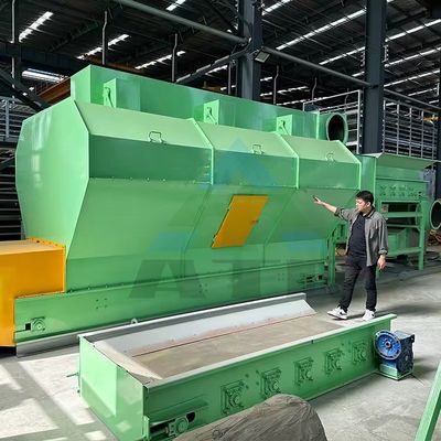 60-90% バッグ割れ率 都市廃棄物分類ライン 家庭用ゴミ タイヤ廃棄物処理
