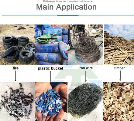廃棄物 カブス スクラップ タイヤ メタル プラスチック 電子廃棄物のダブルシャフトシェードラー