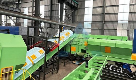 都市用固体廃棄物の分類のための空気分離機 操作が簡単で木製の包装