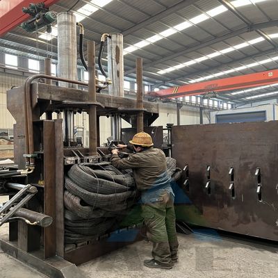 垂直廃棄紙 プラスチックフィルムバレーヤー 650 KG バレー密度とウールバレーングプレス