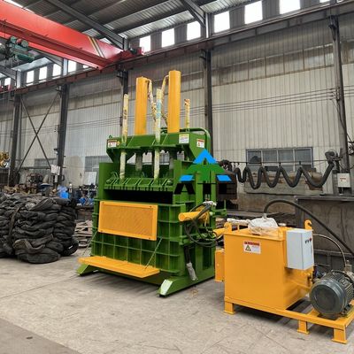 バール密度 顧客 650 KG 中古服 綿箱 プラスチック バリングプレス機