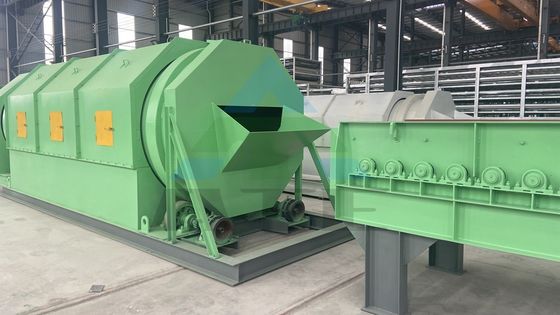トロンメルスクリーンコンベヤーベルトラインによる先進廃棄物分離処理処理