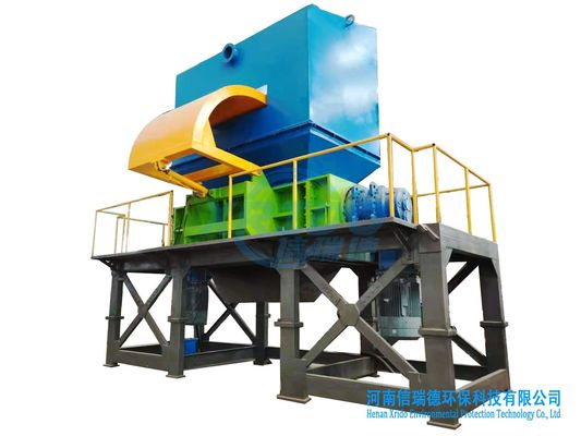 1500L/H プラスチック粉砕用ダブルシャフト粉砕機 木材粉砕機 粉砕機