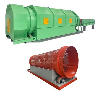 固体廃棄物分別機 380V電圧のシャフトレスゴミスクリーン採掘機