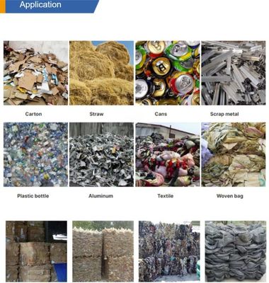 プラスチックと金属スクラップ鉄の包装のための380V電圧水力プレスマシンバレー