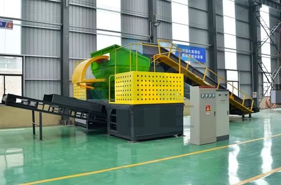 プラスチック 木製 小袋 自動車 鉄鋼 クラッシャー シャフト 刃 ナイフ の 2 つ の シャフト 刃 と シャッター
