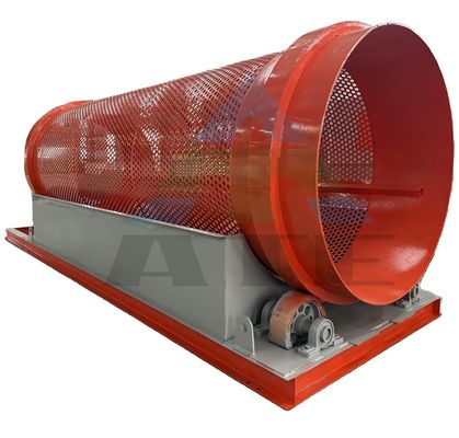 ローリングドラムスクリーンシート機 家用廃棄物紙 プラスチック ガラス 金属 織物