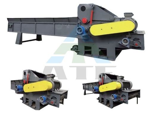 110KW 8-10tph ディーゼルエンジン バイオマスのペレット プラント ドラム 木材支部 クラッシャー チップス チッパー クラッシャー