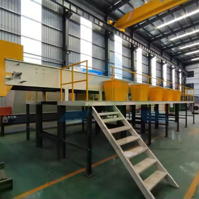 都市固体廃棄物リサイクル工場用 2000 kg 量容量廃棄物分類プラットフォーム