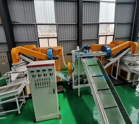 銅/アルミの粒状と分離のための廃棄物ケーブルリサイクル機械 300kg/h