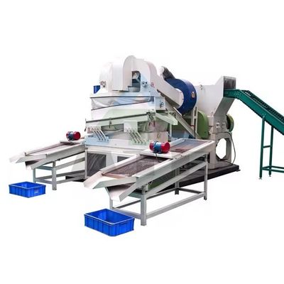 銅/アルミの粒状と分離のための廃棄物ケーブルリサイクル機械 300kg/h