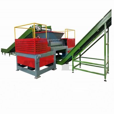 鋳型アルミニウム粉砕ライン 重量2200KGのダブルシャフトスクラップ金属クラッシャーマシン
