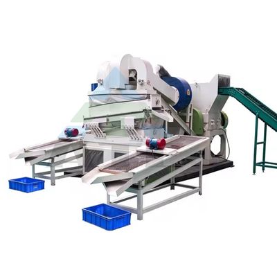 300〜500kg/h 電気ケーブルリサイクル工場用スクラップワイヤ・シュレッダー分離機