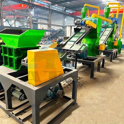 1000kg/h PCB分離器 金属リサイクルパワー kw 65/90/120 木製パッケージ内