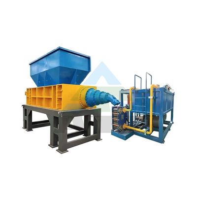 硬金属リサイクルのためのプラスチック・シュレッダー 5t/h 廃棄物金属チップス・シュレッダー