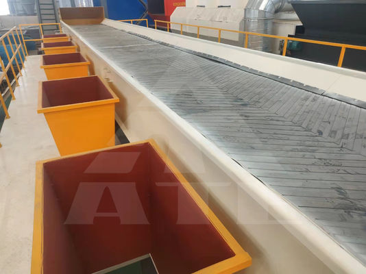 販売分類プラットフォーム 固体廃棄物分類機 体重と性能2000kg