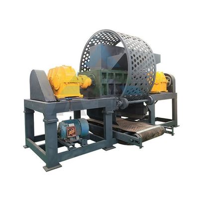 二重シャフトスライダー ゴミのタイヤ リサイクル機 タイヤスライダー機 2200 kg