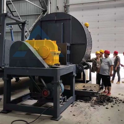 二重シャフトスライダー ゴミのタイヤ リサイクル機 タイヤスライダー機 2200 kg