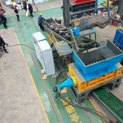 二重シャフトスライダー ゴミのタイヤ リサイクル機 タイヤスライダー機 2200 kg