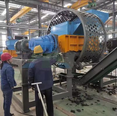 全自動使用タイヤリサイクル 廃棄タイヤの生産ライン