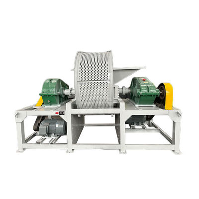 プラスチックのゴム ダブルシャフト タイヤスレッダー 機械 5000 kg 重量サポート パーソナライズ
