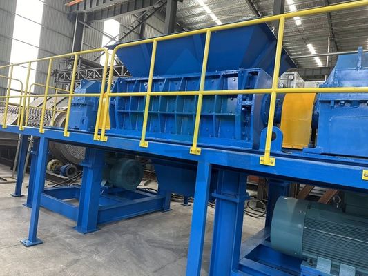 PLC制御用 廃棄タイヤリサイクルとゴム粉末生産用 鉄鋼スレッドラー