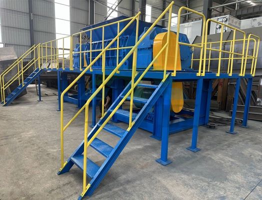 PLC制御用 廃棄タイヤリサイクルとゴム粉末生産用 鉄鋼スレッドラー