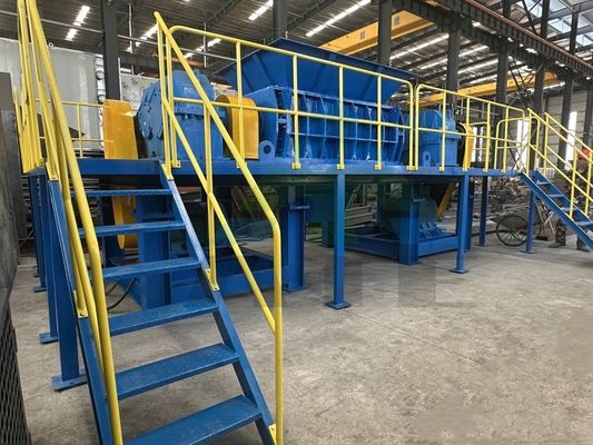 PLC制御用 廃棄タイヤリサイクルとゴム粉末生産用 鉄鋼スレッドラー