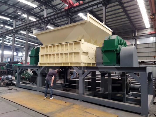 二重シャフト 破碎機 廃棄物 産業廃棄物 リサイクルのための完璧なソリューション