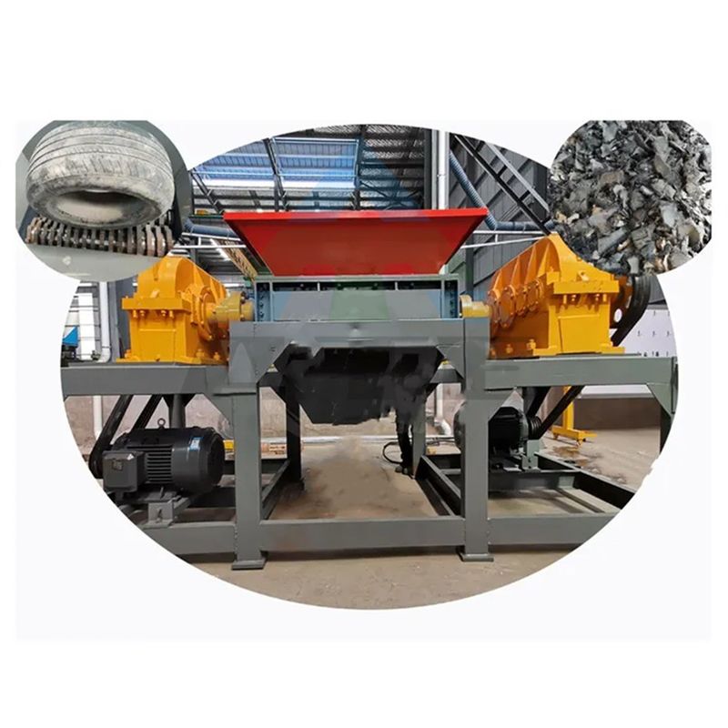 3500 kg サイクルと自動車タイヤの設計のためのユニバーサルゴム粉砕機