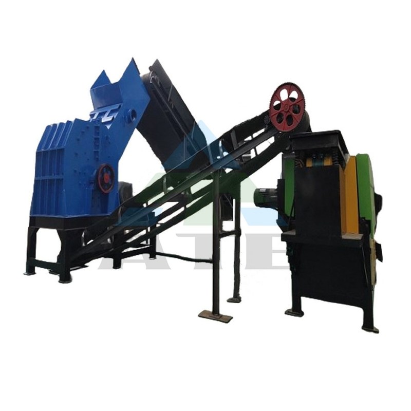 ALLOY Material Heavy Duty Metal Tin Can Crusher Scrap アルミニウム廃棄物のリサイクルのための機械