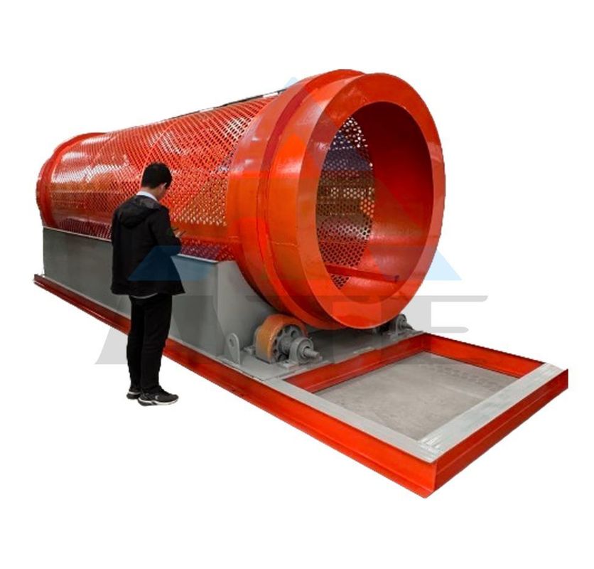 ローリングドラムスクリーンシート機 家用廃棄物紙 プラスチック ガラス 金属 織物