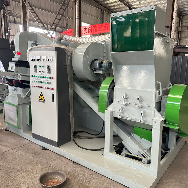 3000L/H 銅線リサイクルマシン 銅ケーブル粒機 自動乾燥銅ライスマシン