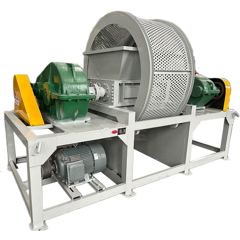 ホット プラスチック ドラム 廃棄物 シャッター 二重 シャフト タイヤ シャッター 機械 廃棄物 自動車 タイヤ